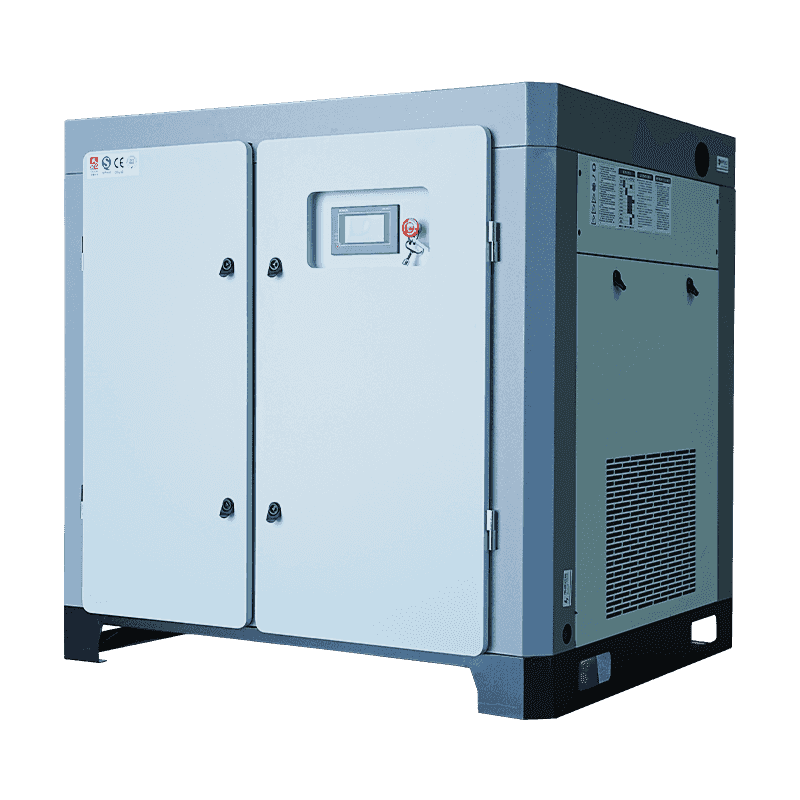 هل يستخدم ضاغط الهواء اللولبي المزدوج ذو الزيت الصغير هيكل التبريد والختم بحقن الزيت؟