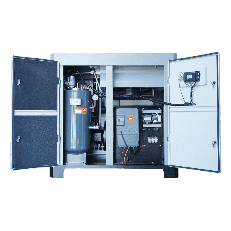 ضاغط أحادي المرحلة مزدوج اللولب بقوة 50 حصانًا