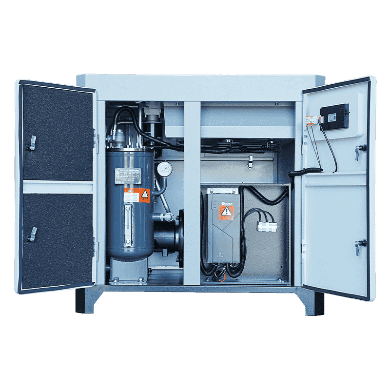 ضاغط أحادي المرحلة مزدوج اللولب بقوة 20 حصانًا