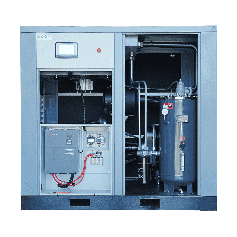 ضاغط أحادي المرحلة بمسمار مزدوج من الزيت الصغير بقوة 75 حصانًا