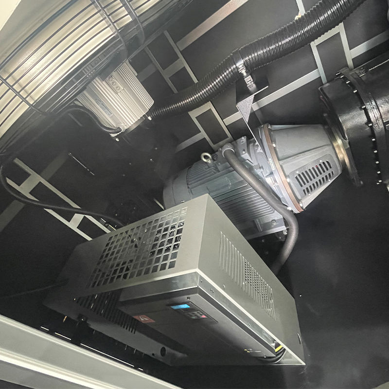 ضاغط ثنائي اللولب ثنائي المرحلة بنظام التزييت الدقيق بقوة 100 حصان